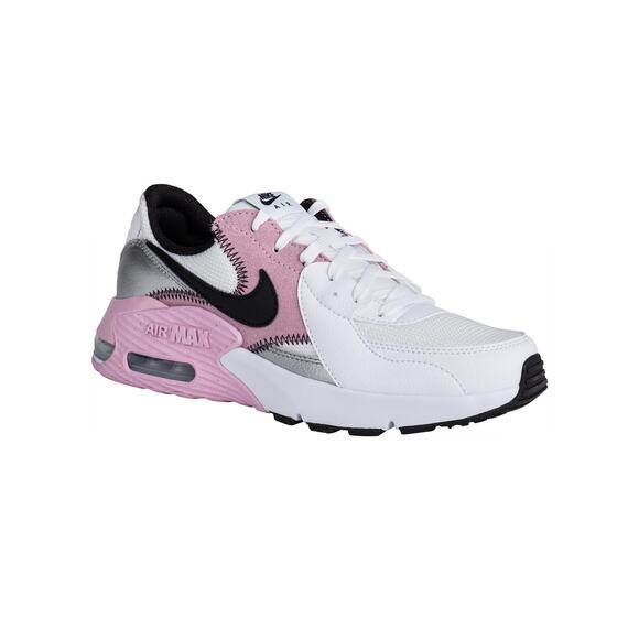 Nike Air Max White Black Pink Silver Sneakers CD5432-109 Womens Size 8‎